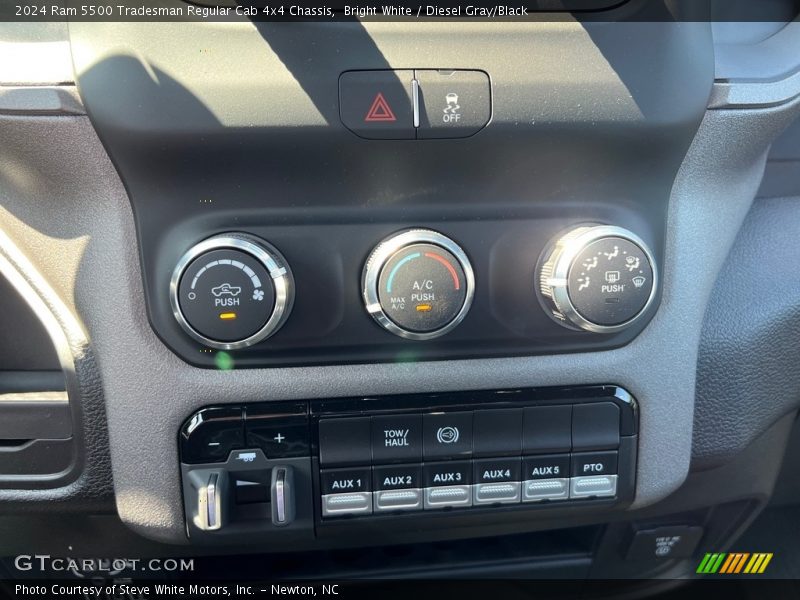 Controls of 2024 5500 Tradesman Regular Cab 4x4 Chassis