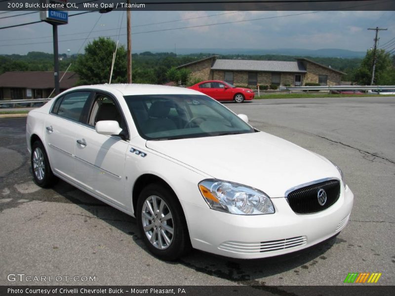 White Opal / Titanium 2009 Buick Lucerne CXL