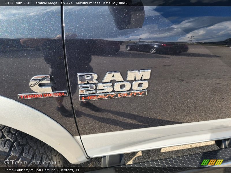 Maximum Steel Metallic / Black 2014 Ram 2500 Laramie Mega Cab 4x4