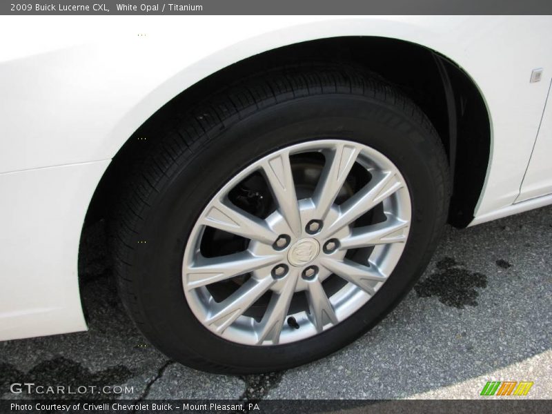 White Opal / Titanium 2009 Buick Lucerne CXL