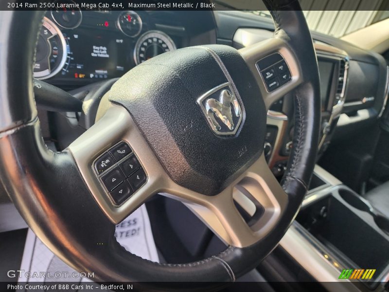 Maximum Steel Metallic / Black 2014 Ram 2500 Laramie Mega Cab 4x4