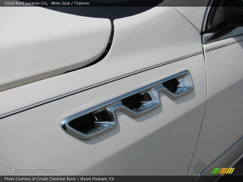 White Opal / Titanium 2009 Buick Lucerne CXL