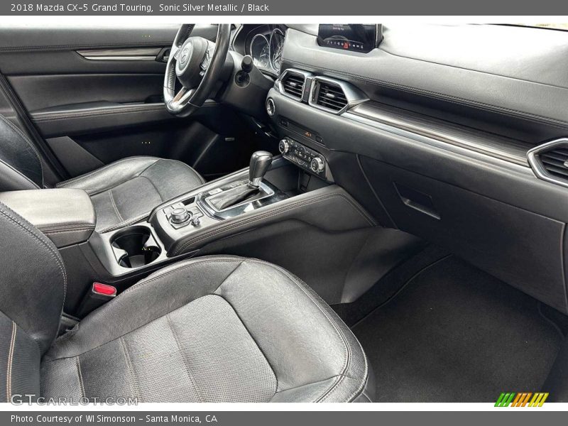 Sonic Silver Metallic / Black 2018 Mazda CX-5 Grand Touring