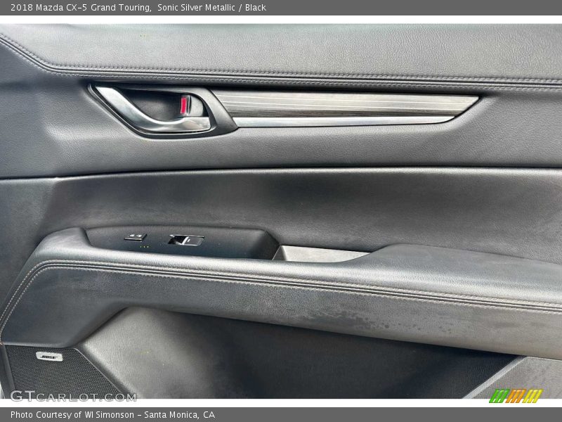Sonic Silver Metallic / Black 2018 Mazda CX-5 Grand Touring