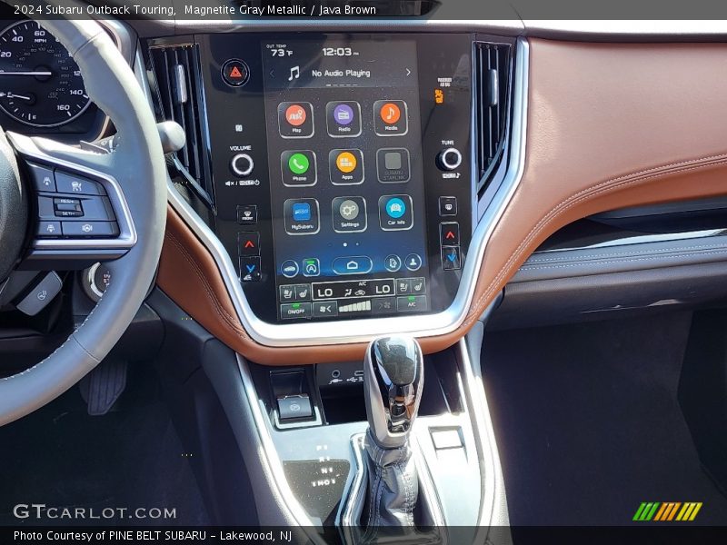 Controls of 2024 Outback Touring