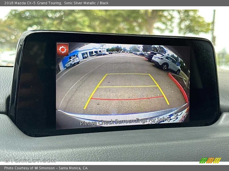 Sonic Silver Metallic / Black 2018 Mazda CX-5 Grand Touring