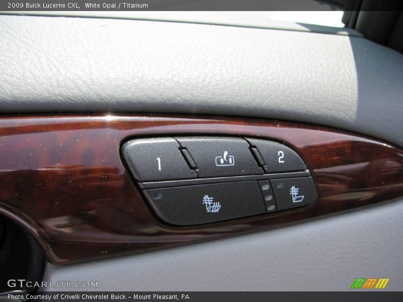 White Opal / Titanium 2009 Buick Lucerne CXL