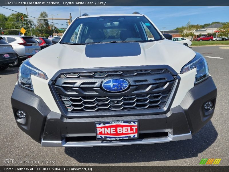 Crystal White Pearl / Gray 2023 Subaru Forester Wilderness