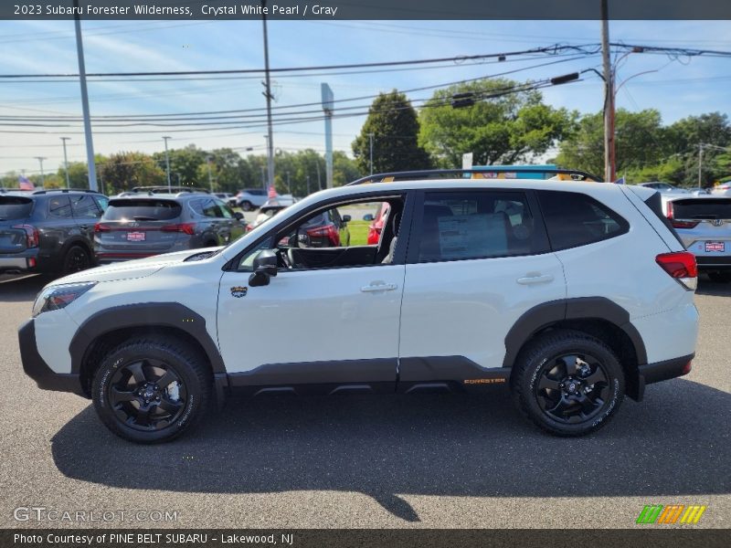 Crystal White Pearl / Gray 2023 Subaru Forester Wilderness