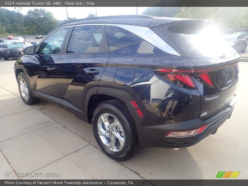 Deep Sea / Gray 2024 Hyundai Tucson SEL AWD