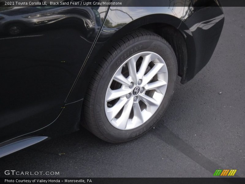 Black Sand Pearl / Light Gray/Moonstone 2021 Toyota Corolla LE