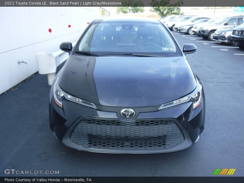 Black Sand Pearl / Light Gray/Moonstone 2021 Toyota Corolla LE