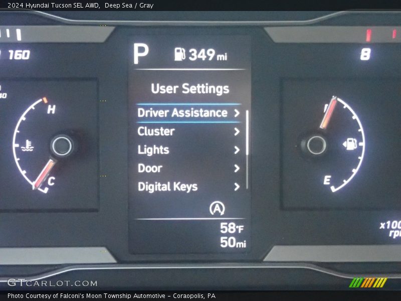 2024 Tucson SEL AWD SEL AWD Gauges