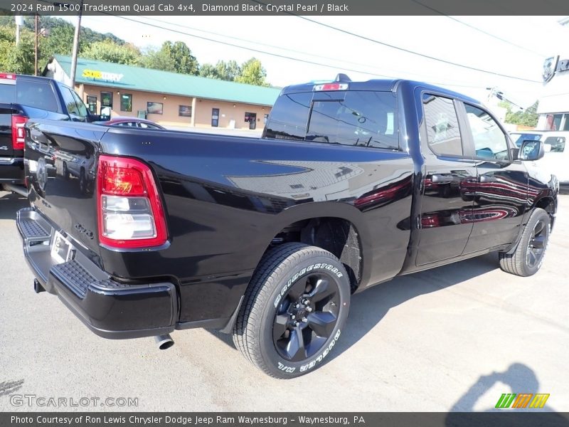 Diamond Black Crystal Pearl / Black 2024 Ram 1500 Tradesman Quad Cab 4x4