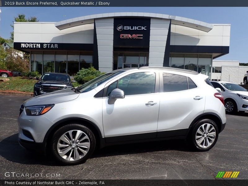 Quicksilver Metallic / Ebony 2019 Buick Encore Preferred