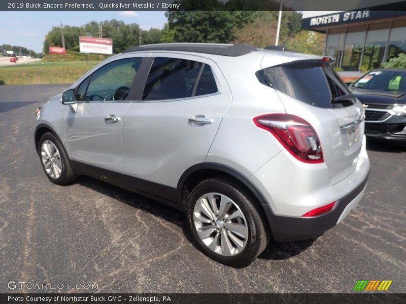 Quicksilver Metallic / Ebony 2019 Buick Encore Preferred