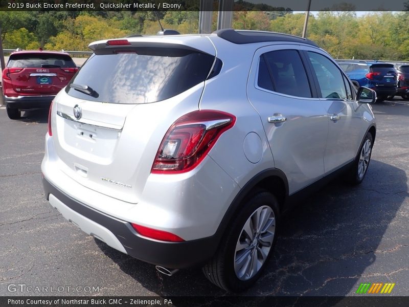 Quicksilver Metallic / Ebony 2019 Buick Encore Preferred