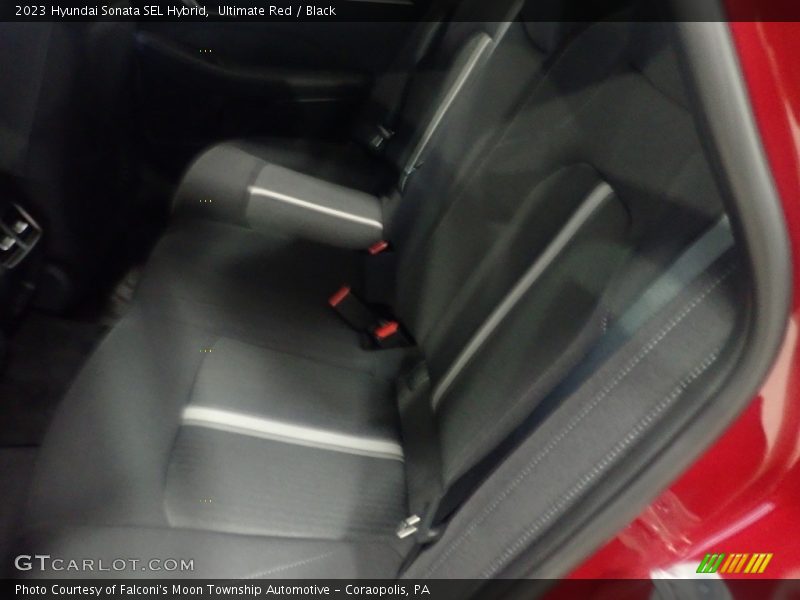 Ultimate Red / Black 2023 Hyundai Sonata SEL Hybrid