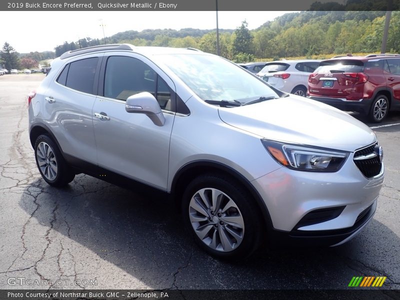 Quicksilver Metallic / Ebony 2019 Buick Encore Preferred