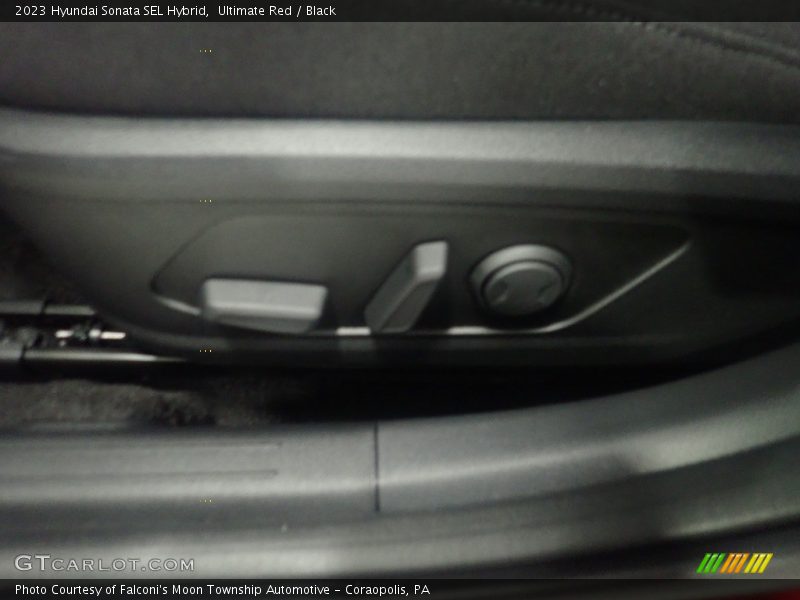 Ultimate Red / Black 2023 Hyundai Sonata SEL Hybrid