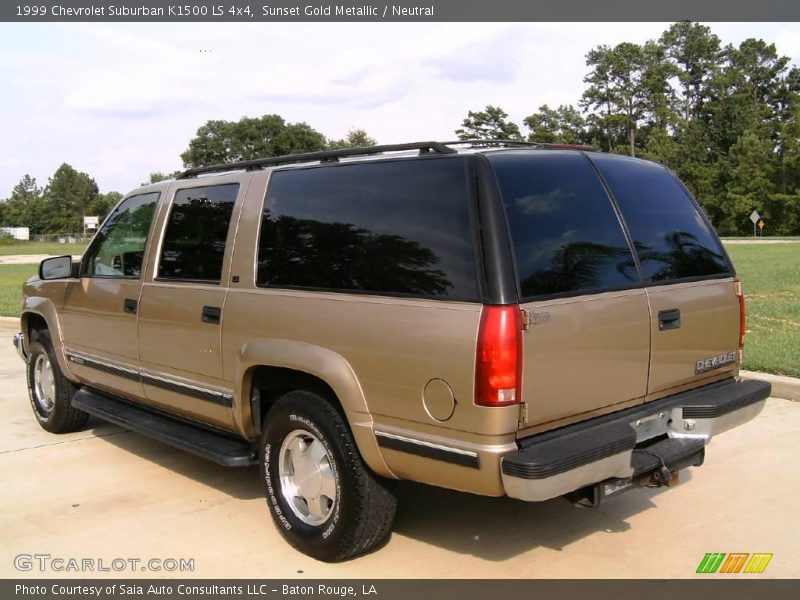Sunset Gold Metallic / Neutral 1999 Chevrolet Suburban K1500 LS 4x4