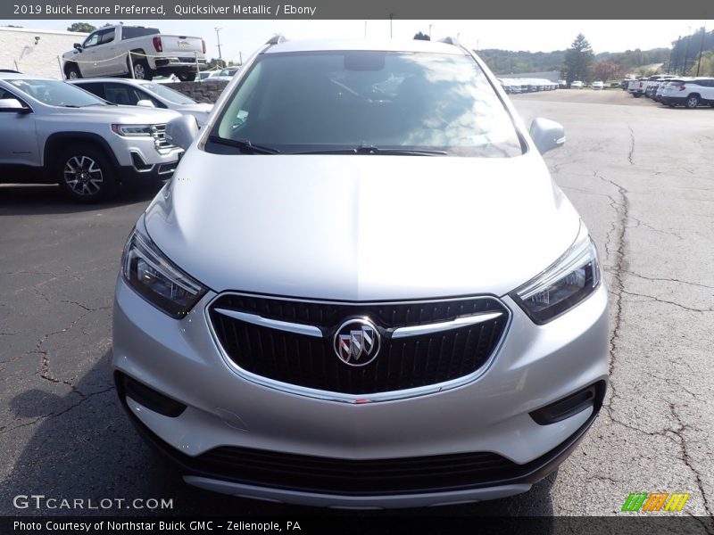 Quicksilver Metallic / Ebony 2019 Buick Encore Preferred