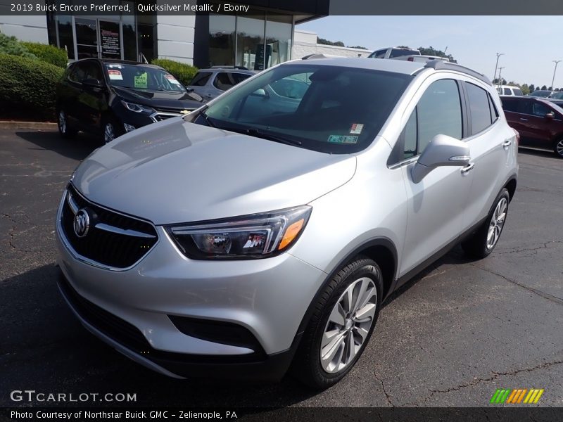 Quicksilver Metallic / Ebony 2019 Buick Encore Preferred