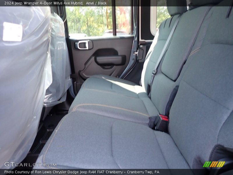 Anvil / Black 2024 Jeep Wrangler 4-Door Willys 4xe Hybrid