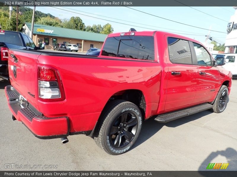 Flame Red / Black 2024 Ram 1500 Big Horn Night Edition Crew Cab 4x4