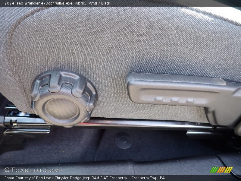 Anvil / Black 2024 Jeep Wrangler 4-Door Willys 4xe Hybrid