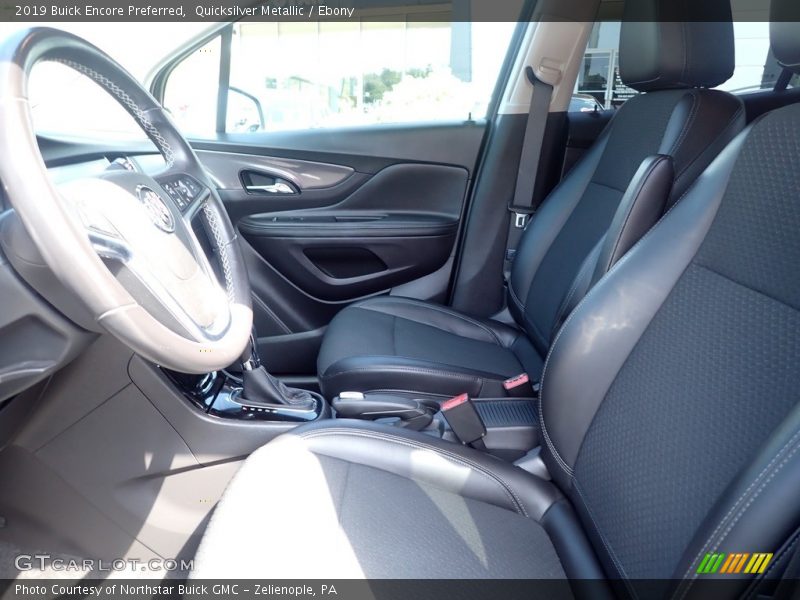 Quicksilver Metallic / Ebony 2019 Buick Encore Preferred