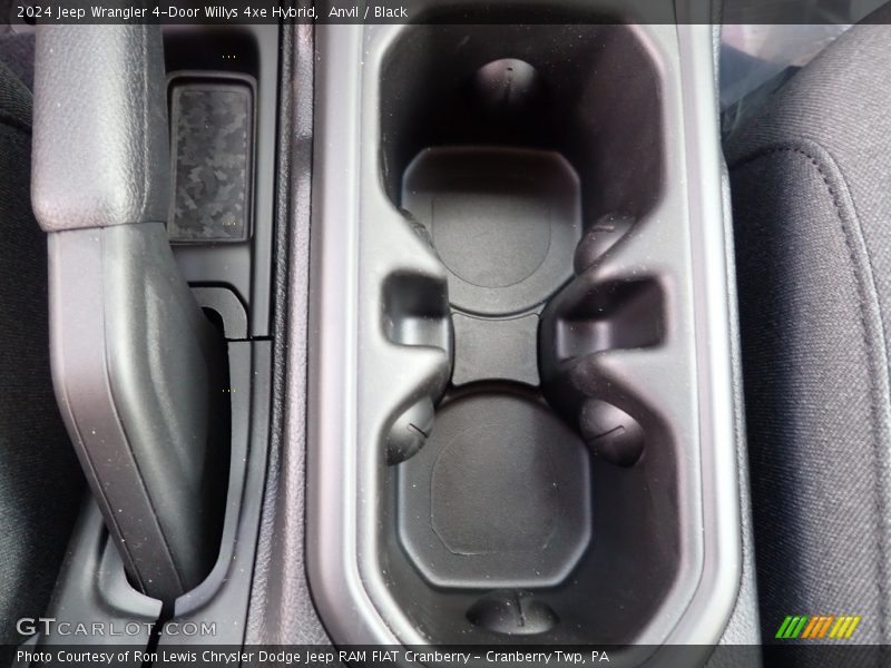 Anvil / Black 2024 Jeep Wrangler 4-Door Willys 4xe Hybrid