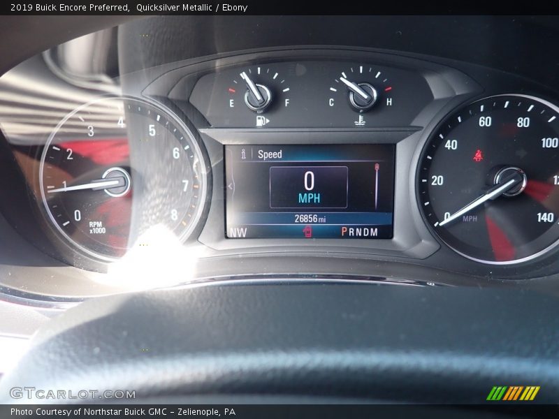 Quicksilver Metallic / Ebony 2019 Buick Encore Preferred
