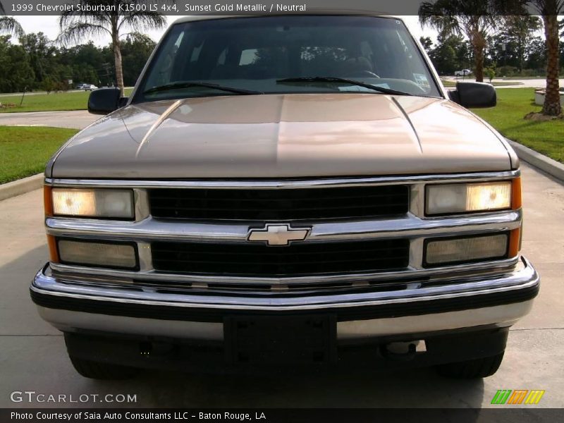 Sunset Gold Metallic / Neutral 1999 Chevrolet Suburban K1500 LS 4x4