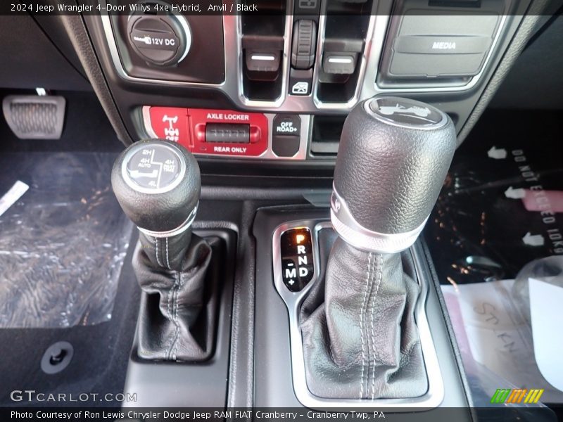 Anvil / Black 2024 Jeep Wrangler 4-Door Willys 4xe Hybrid