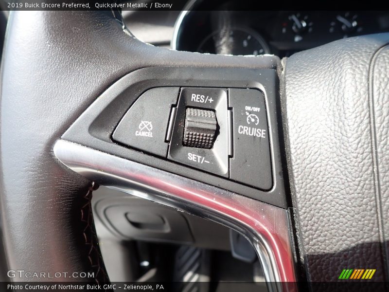 Quicksilver Metallic / Ebony 2019 Buick Encore Preferred