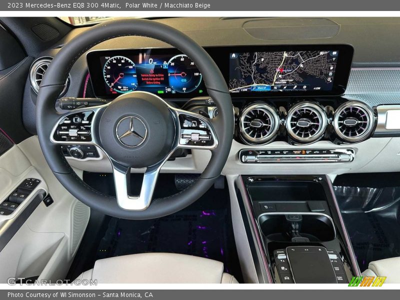 Dashboard of 2023 EQB 300 4Matic