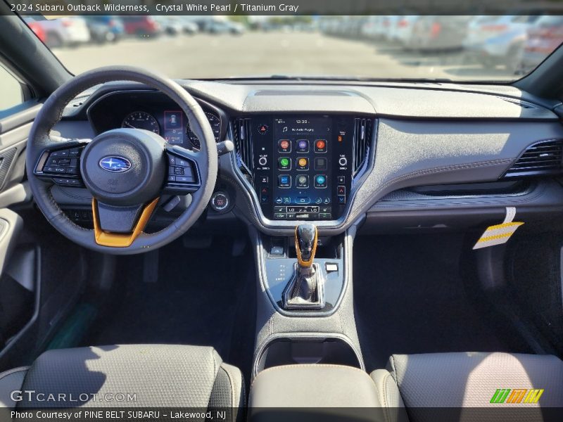 Dashboard of 2024 Outback Wilderness
