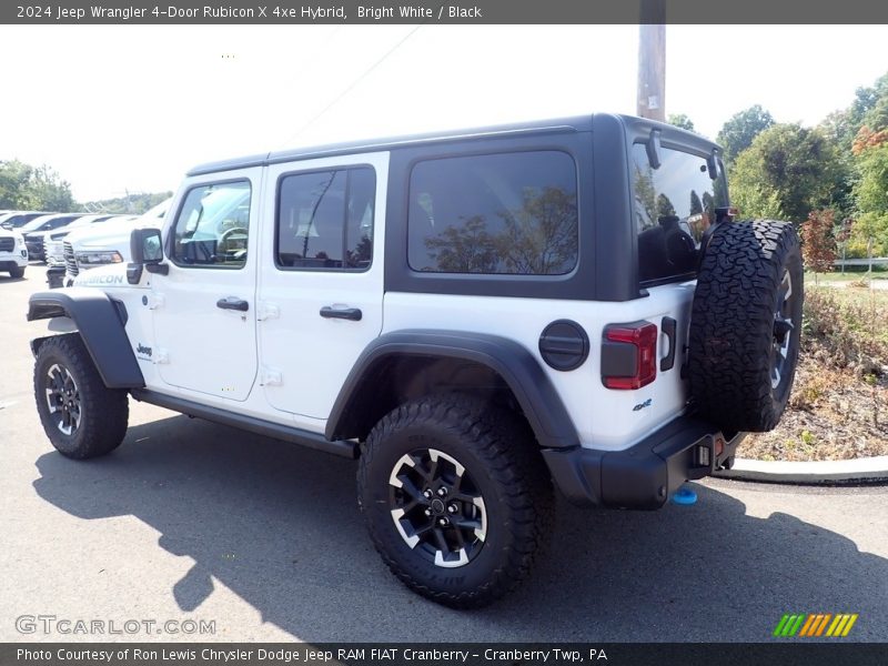 Bright White / Black 2024 Jeep Wrangler 4-Door Rubicon X 4xe Hybrid