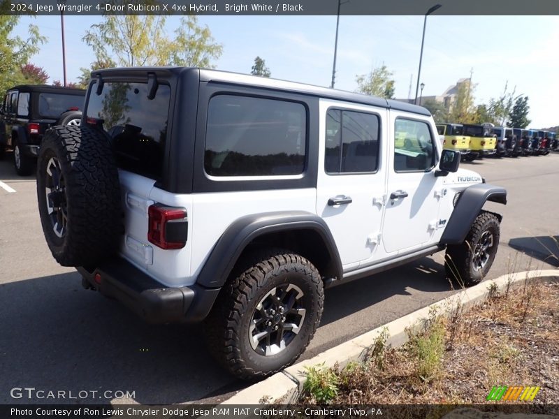 Bright White / Black 2024 Jeep Wrangler 4-Door Rubicon X 4xe Hybrid
