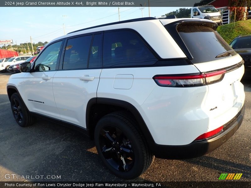 Bright White / Global Black 2024 Jeep Grand Cherokee Altitude X 4x4