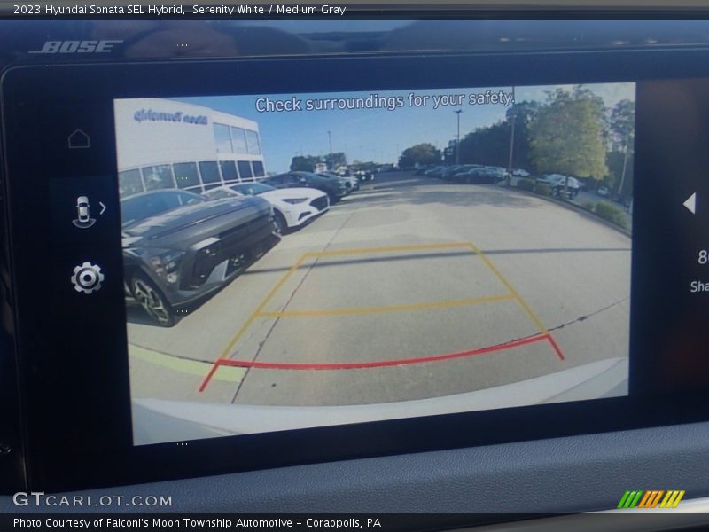 Serenity White / Medium Gray 2023 Hyundai Sonata SEL Hybrid