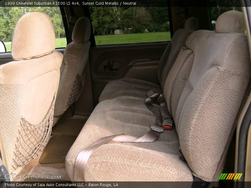 Sunset Gold Metallic / Neutral 1999 Chevrolet Suburban K1500 LS 4x4