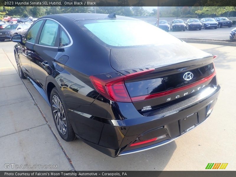 Onyx Black / Black 2023 Hyundai Sonata SEL Hybrid