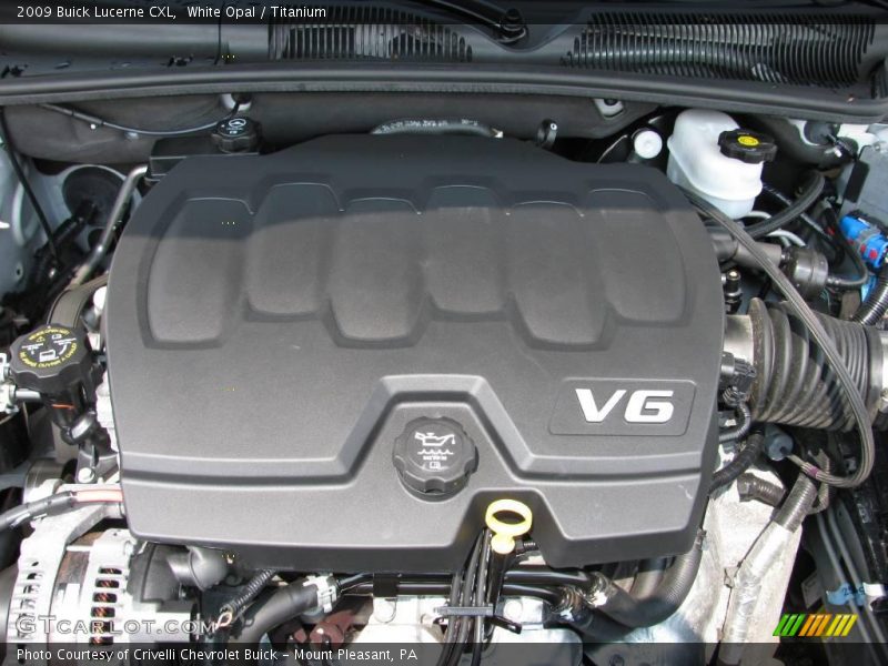 White Opal / Titanium 2009 Buick Lucerne CXL