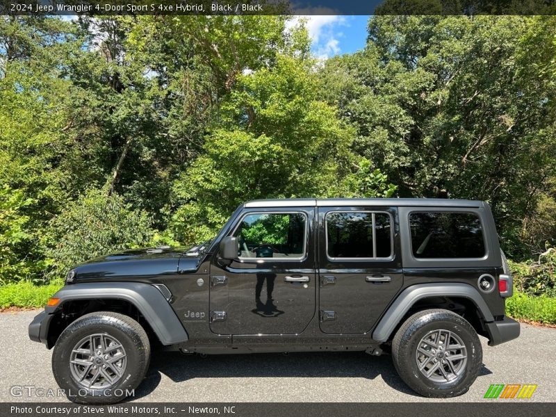  2024 Wrangler 4-Door Sport S 4xe Hybrid Black