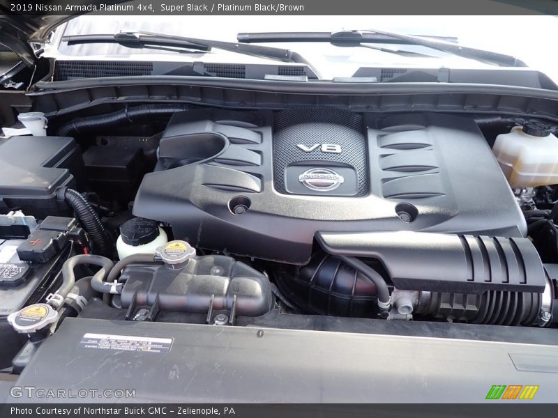  2019 Armada Platinum 4x4 Engine - 5.6 Liter DOHC 32-Valve VVEL V8