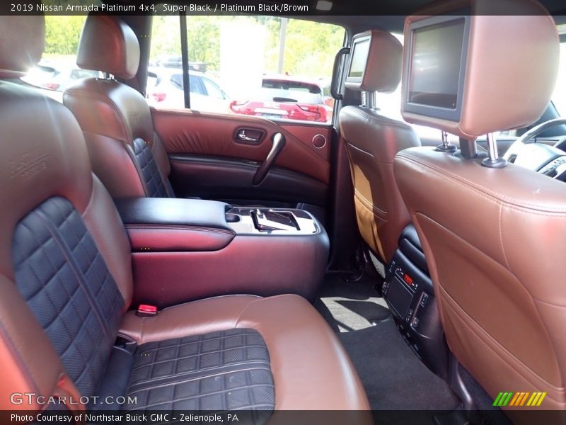 Rear Seat of 2019 Armada Platinum 4x4