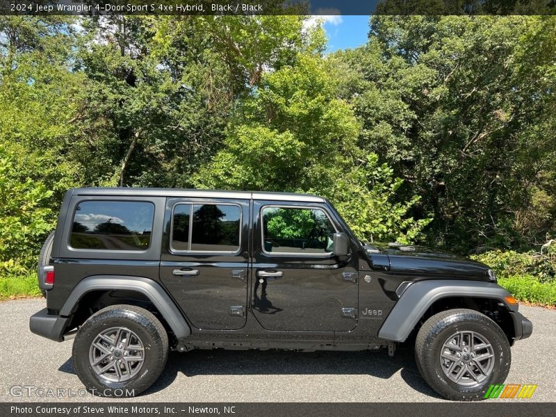  2024 Wrangler 4-Door Sport S 4xe Hybrid Black
