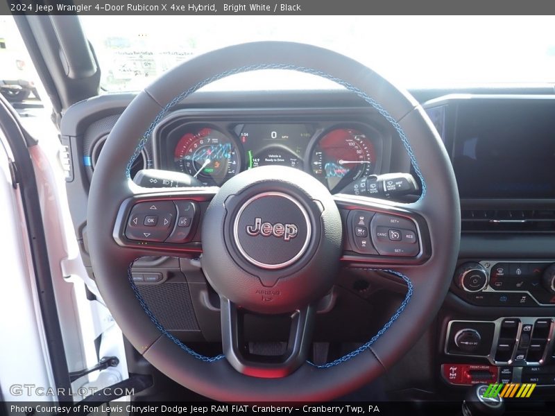 Bright White / Black 2024 Jeep Wrangler 4-Door Rubicon X 4xe Hybrid